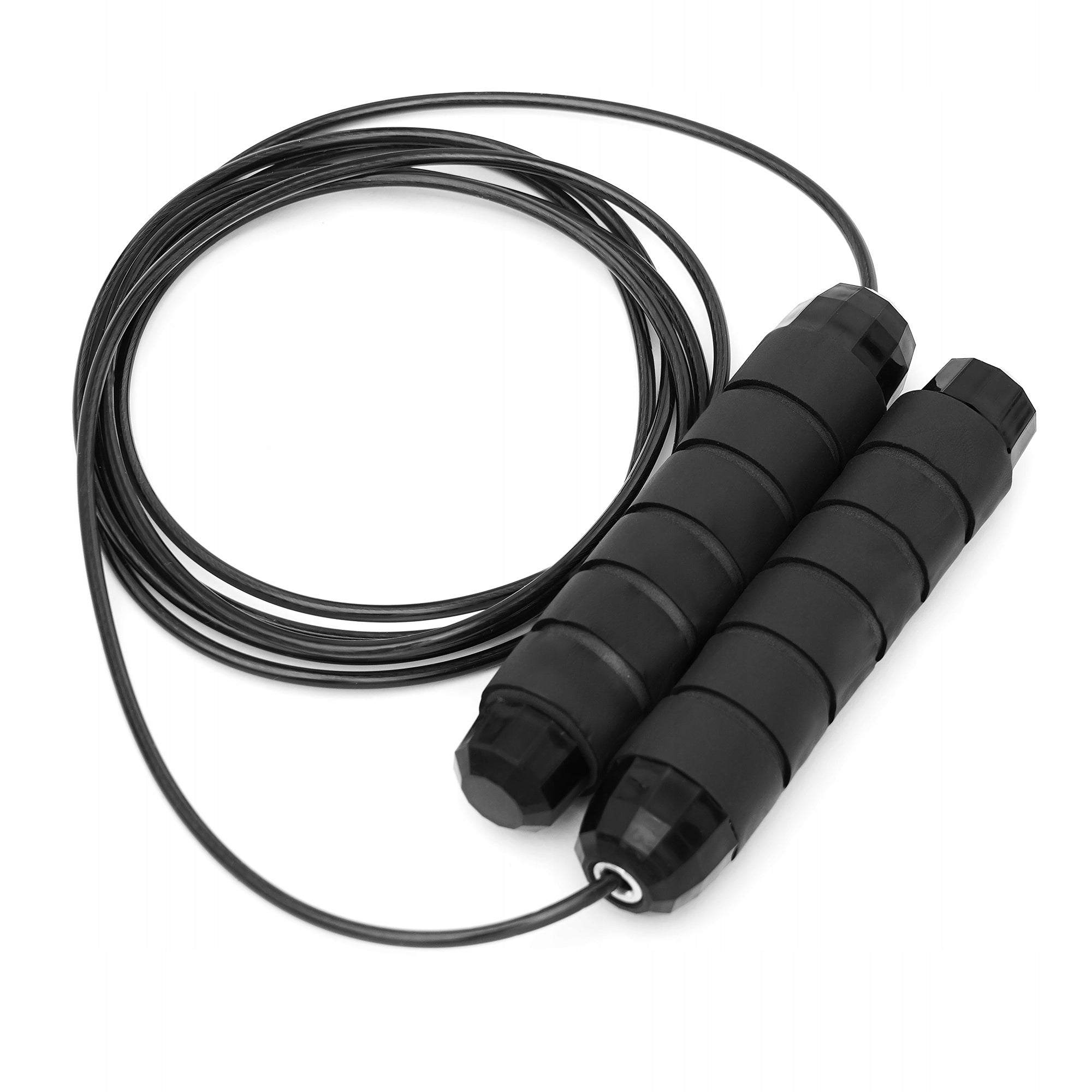 STRONG JUMP ROPE WITH BEARINGS ADJUSTABLE WITH LOAD CORNIX Black Packaging status original