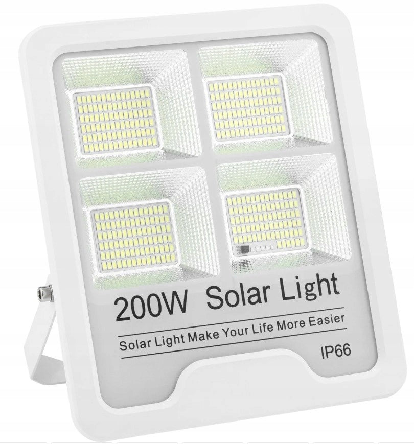 STRONG LARGE SOLAR LED STREET LAMP GARDEN REMOTE CONTROL HALOGEN SOLAR PREMIUM Batteries included no