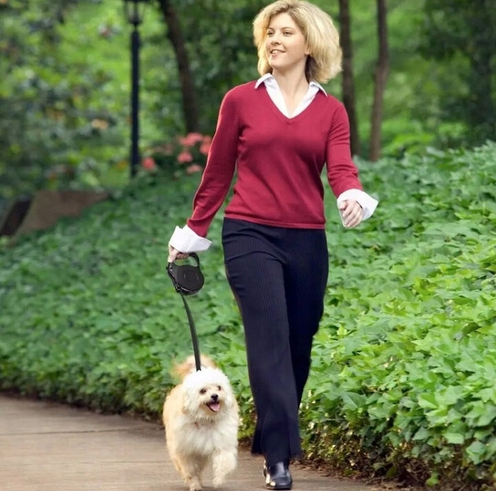 STRONG LEASH FOR DOG AND CAT AUTOMATIC LOCK 5M 15KG COLORS Kind automatic