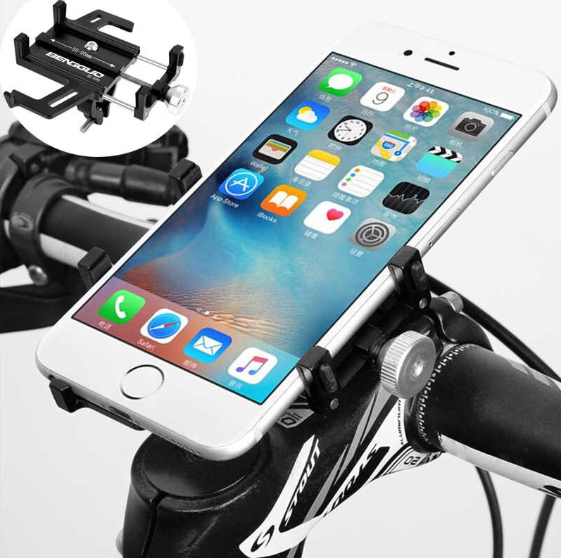 STRONG MOTORCYCLE PHONE HOLDER ALUMINUM FOR HANDLEBARS ver3 Brand no brand