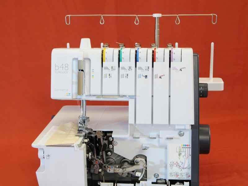 STRONG Overlok 5-Thread 2in1 23 Stitches with Render High Quality Bernette B48 Manufacturer code B-48 Coverlock