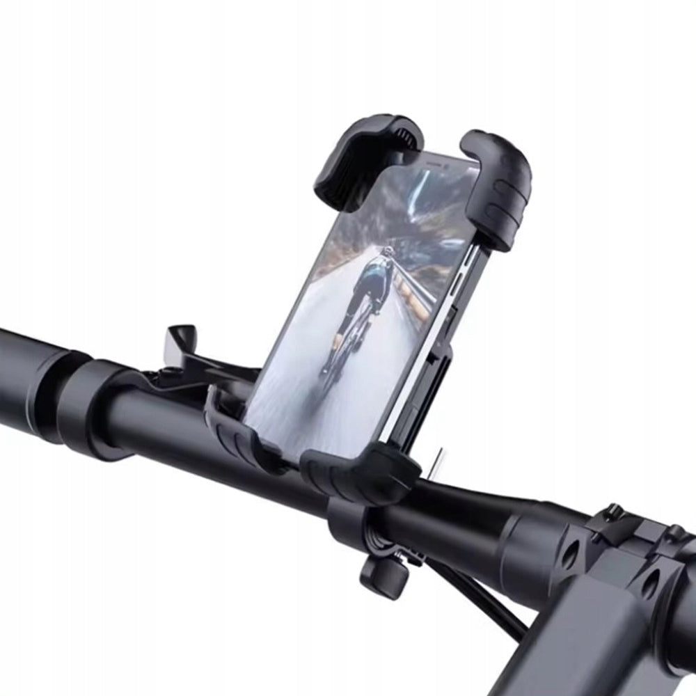 STRONG PHONE HOLDER FOR BIKE MOTORCYCLE SCOOTER UNIVERSAL STEEL 360 Packaging status original