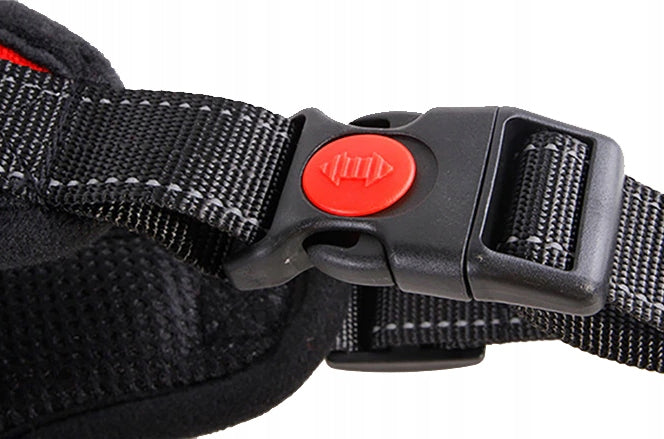 STRONG PRESSURE-FREE DOG HARNESS ADJUSTABLE COMFORTABLE LIGHT PAWS M 56-68 Kind walking harness