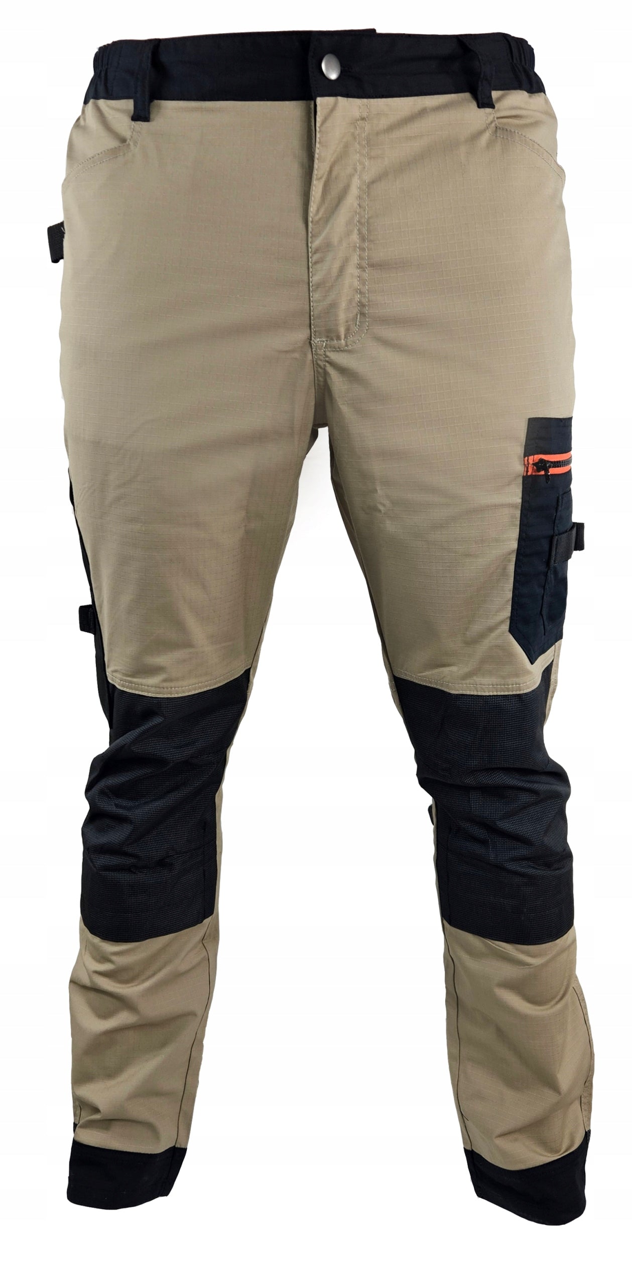 STRONG Protective Work Belt Pants REINFORCED RIP-STOP STRETCH KHAKI Packaging status original