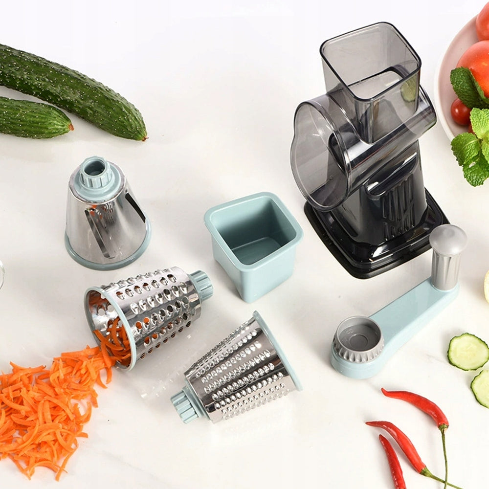 STRONG SHREDDER GRATER FOR FRUIT POTATO VEGETABLES 3 TIPS Operating modes none