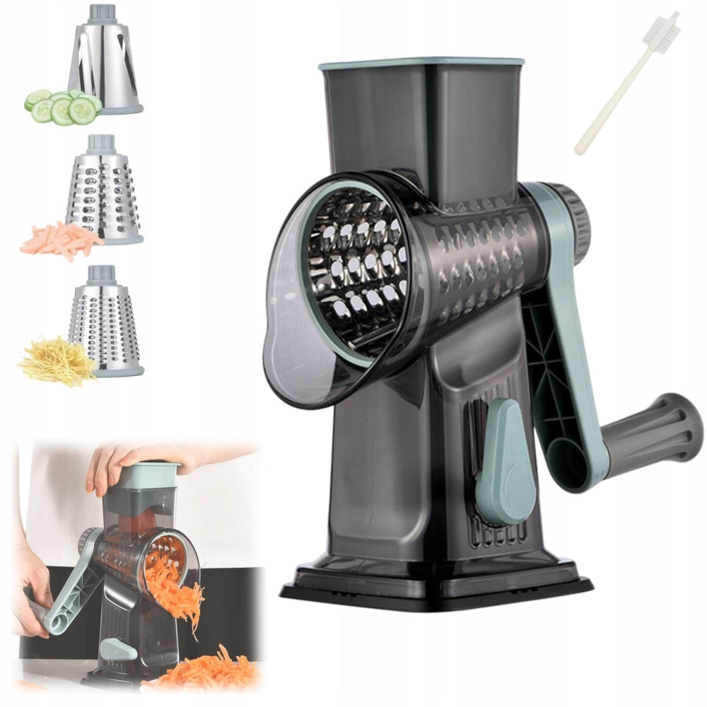 STRONG SHREDDER GRATER FOR FRUIT POTATO VEGETABLES 3 TIPS