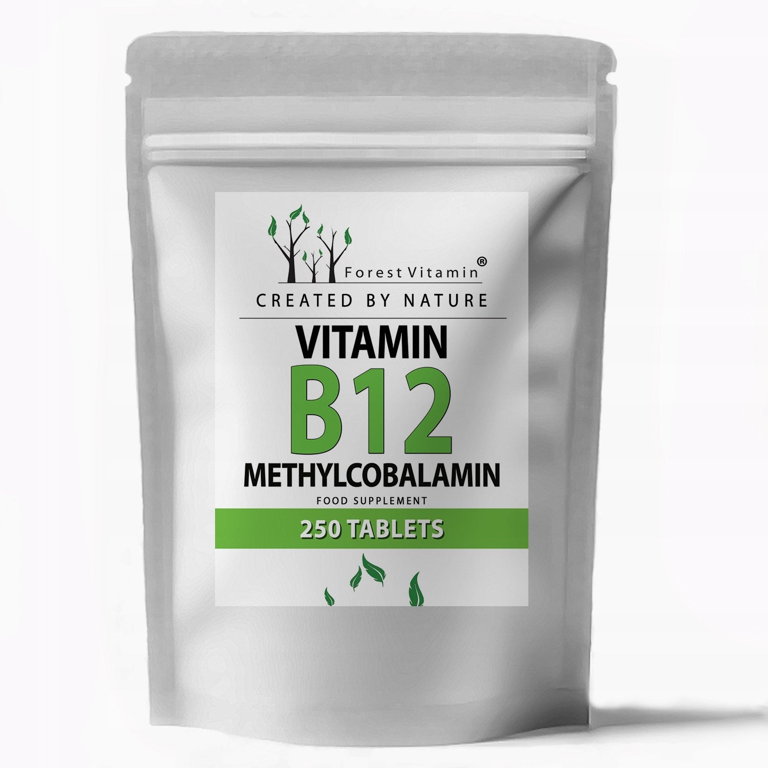 STRONG VITAMIN B12 METHYLCOBALAMIN 250 TABLETS HIGH BIOAVAILABILITY Packaging status original