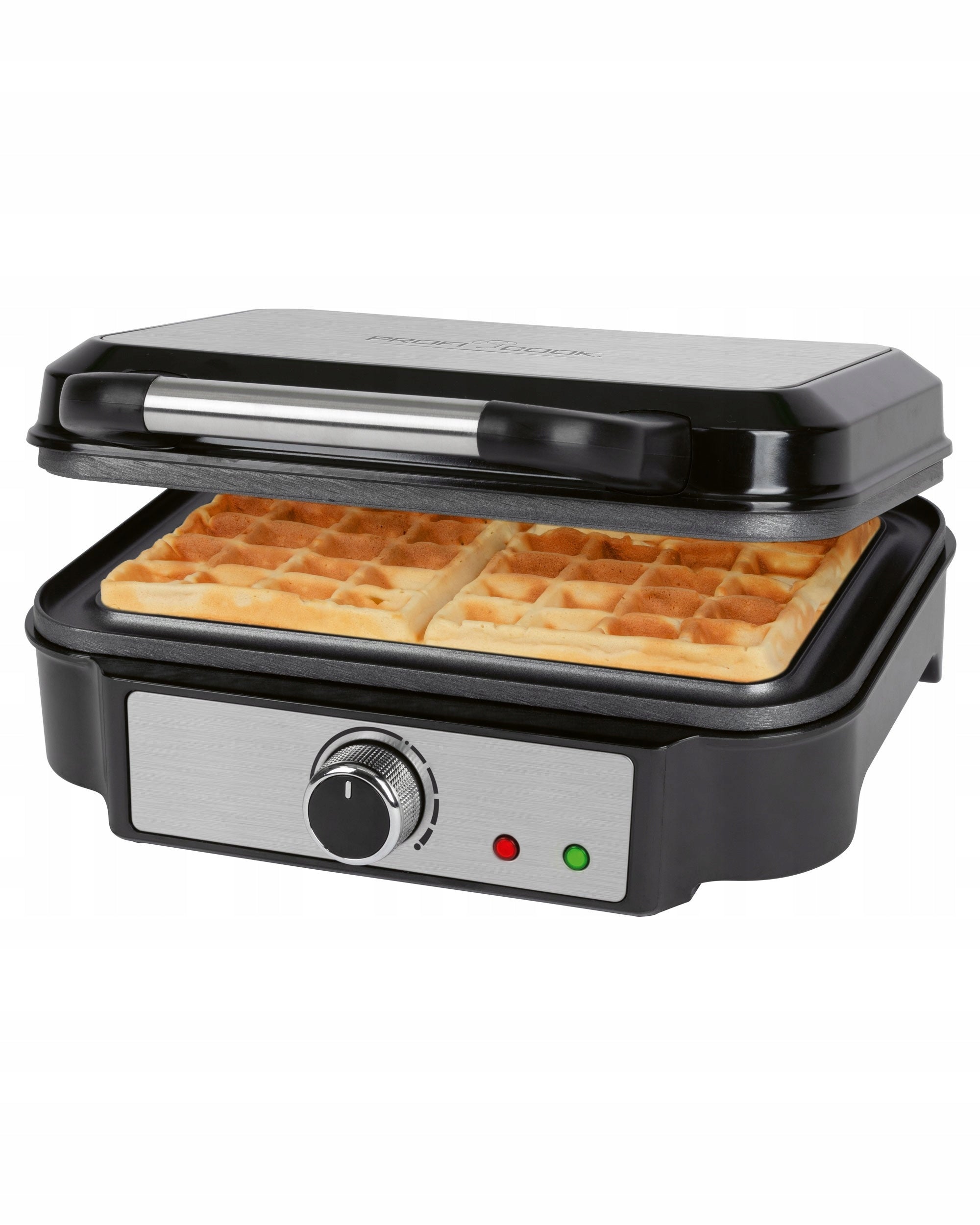 STRONG WAFFLE MAKER 2 LARGE CRISPY PROFICOOK WAFFLES