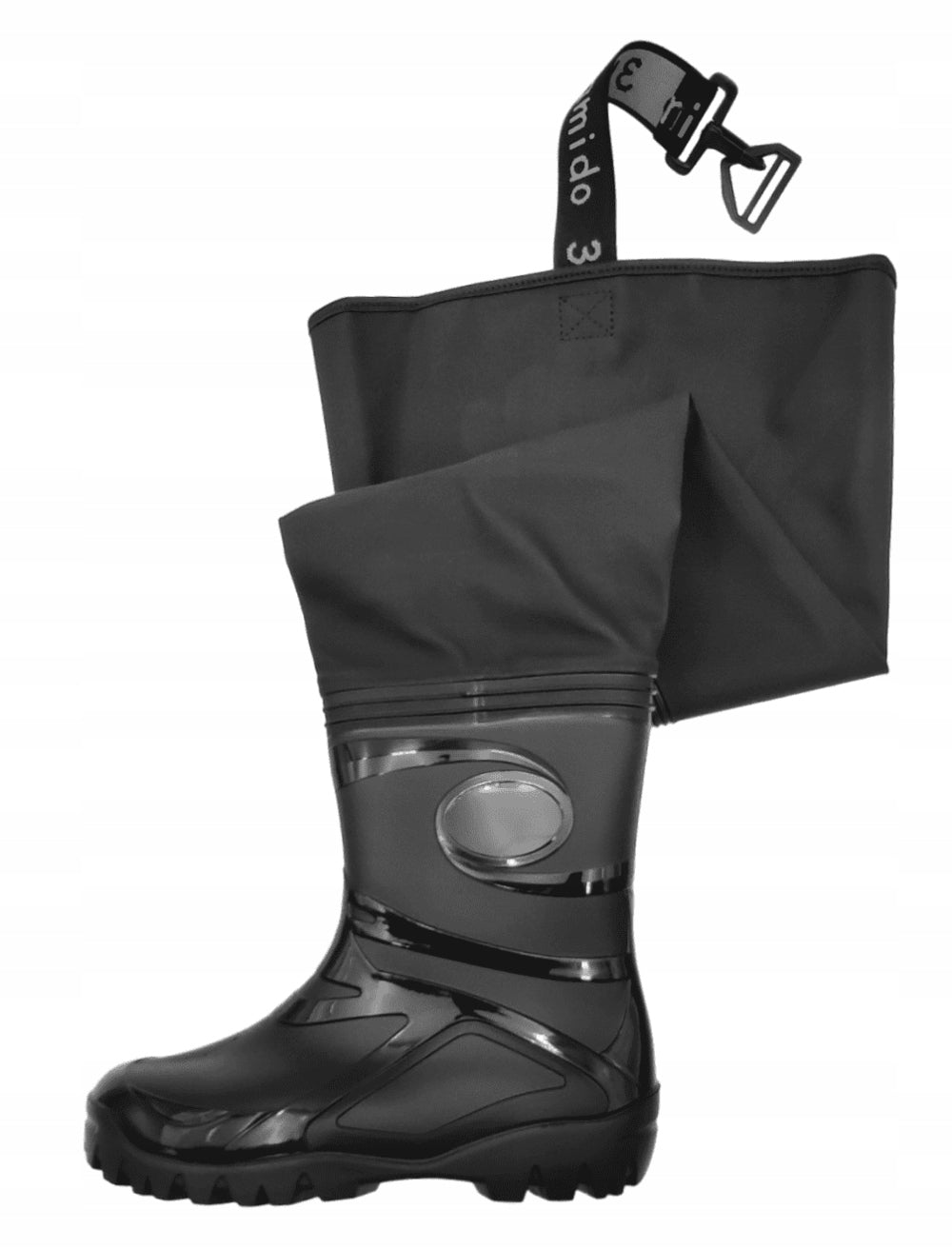 STRONG YOUTH FISHING WADERS BLACK PVC KAMIDEX 3KAMIDO 36 Brand 3Kamido
