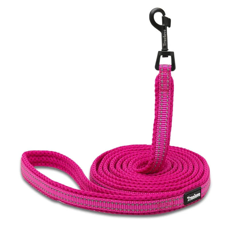 STRONG dog leash REFLECTIVE PINK Truelove 200cm M