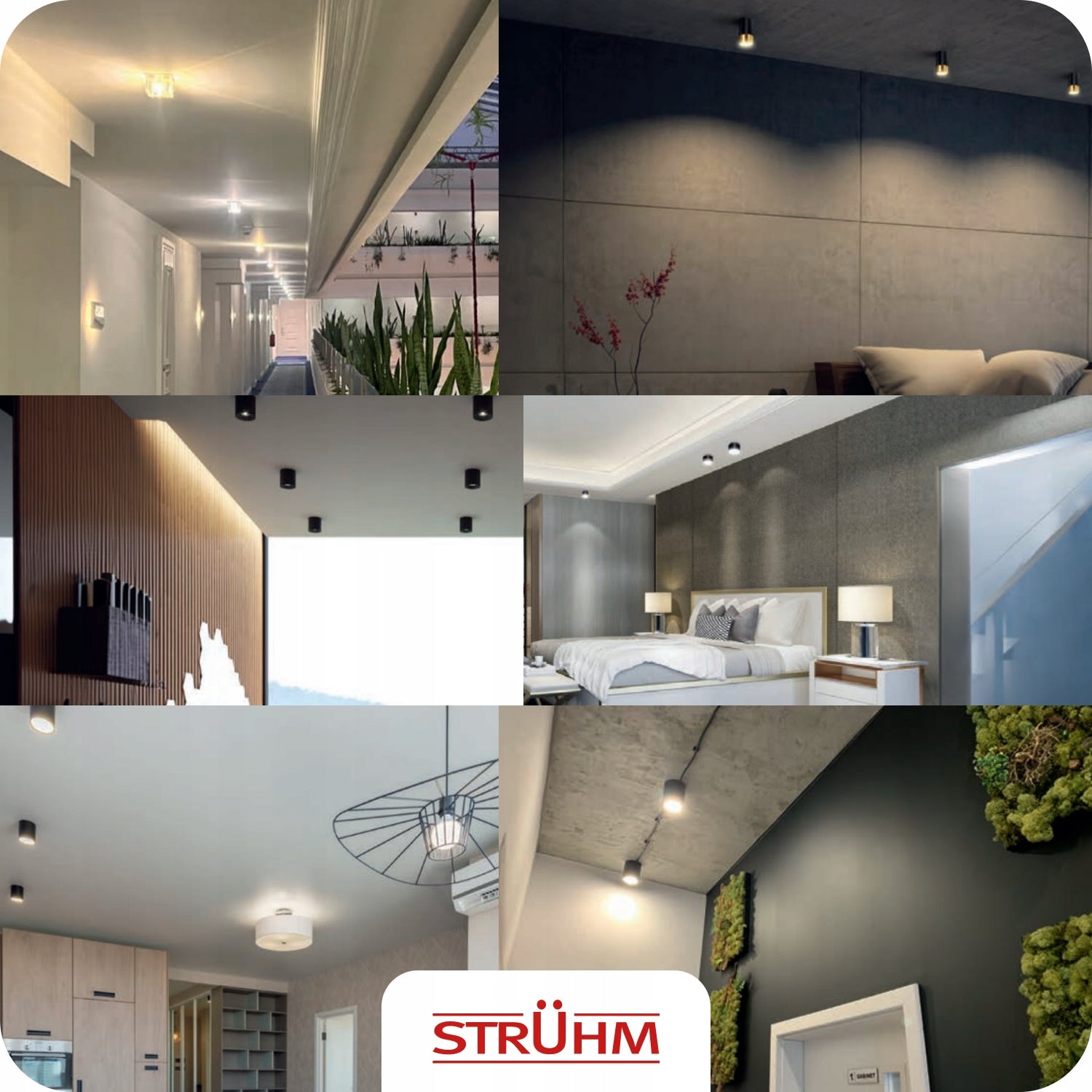 STRUHM Floodlight KROMA LED 30W GREY NW 03234 Brand Struhm
