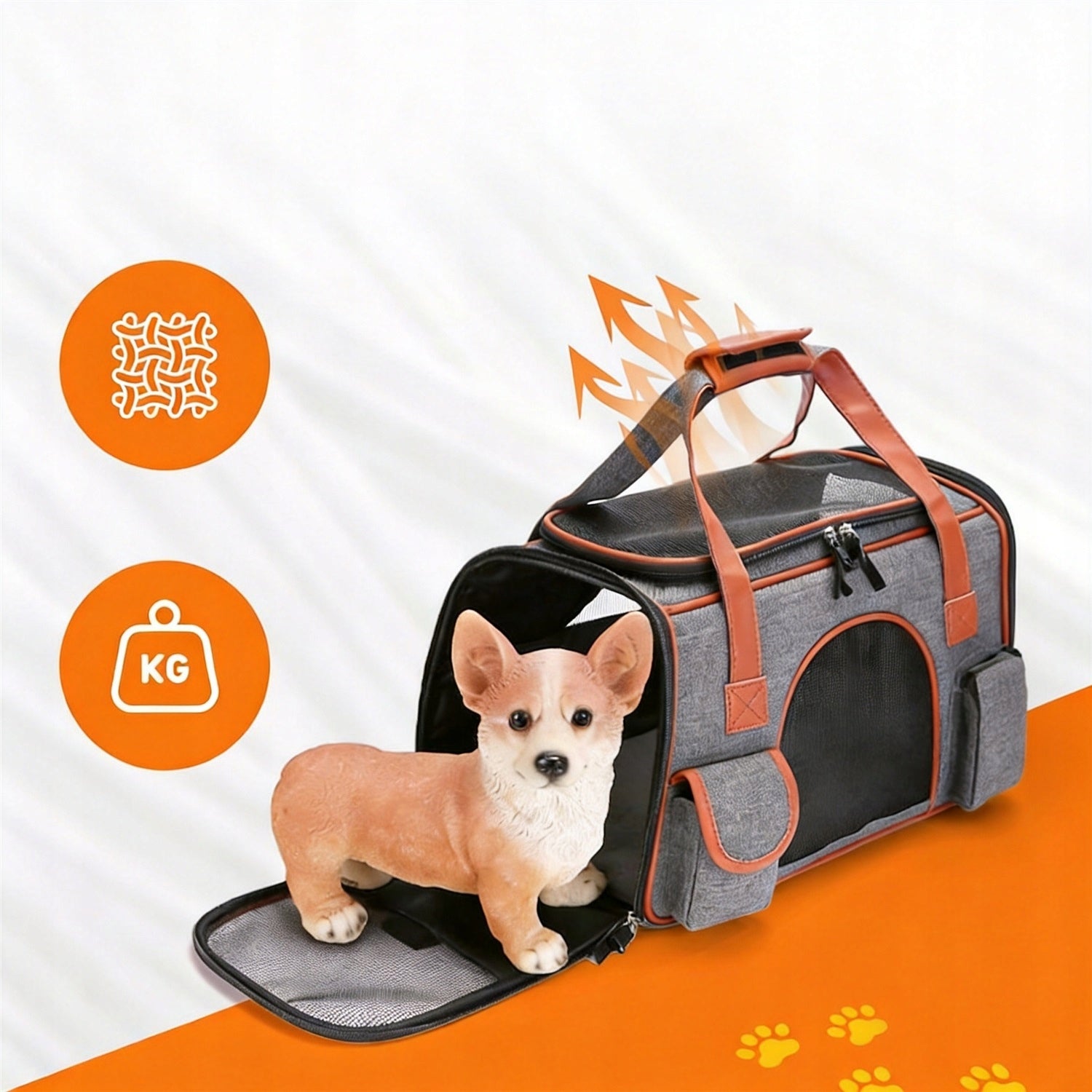 STURDY PET DOG CAT CARRIER TRAVEL BAG SOFT MAT LIGHTWEIGHT Kind backpack