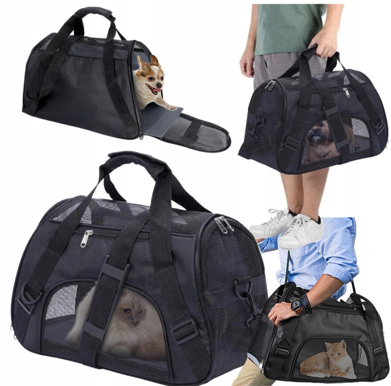 STURDY Transporter for Cat Dog Animal Travel Bag SOFT MAT FREEBIE