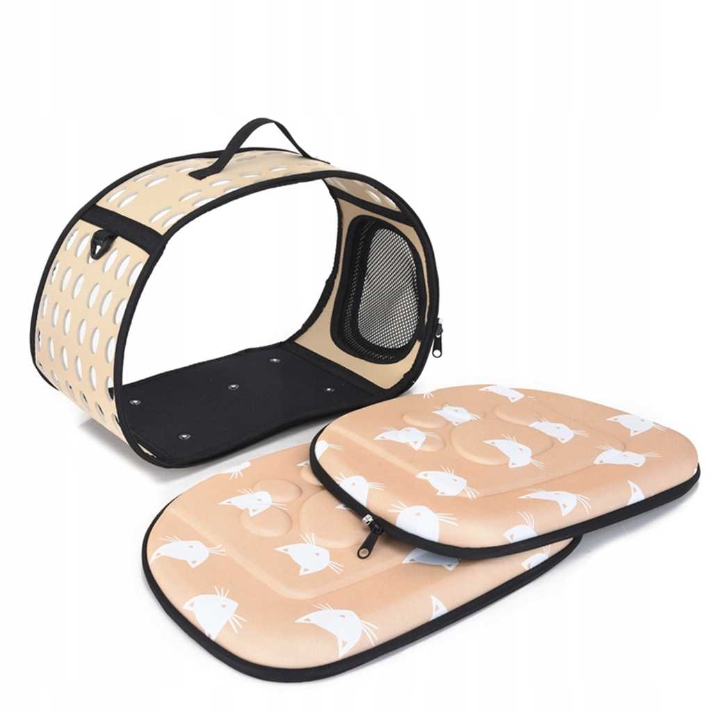 STURDY Transporter for Cat Dog Rabbit Travel Bag for Animals GREY Color pink