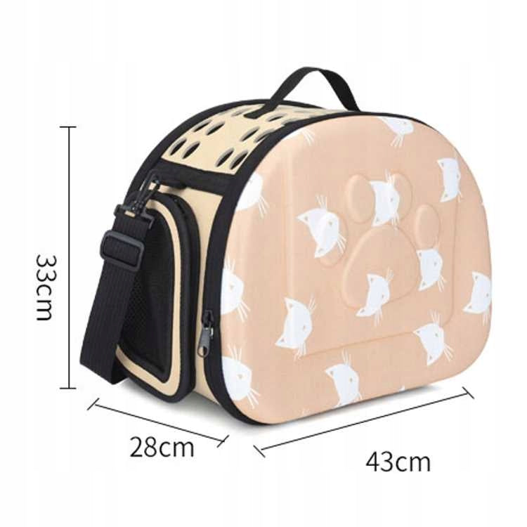 STURDY Transporter for Cat Dog Rabbit Travel Bag for Animals GREY Product width 28 cm