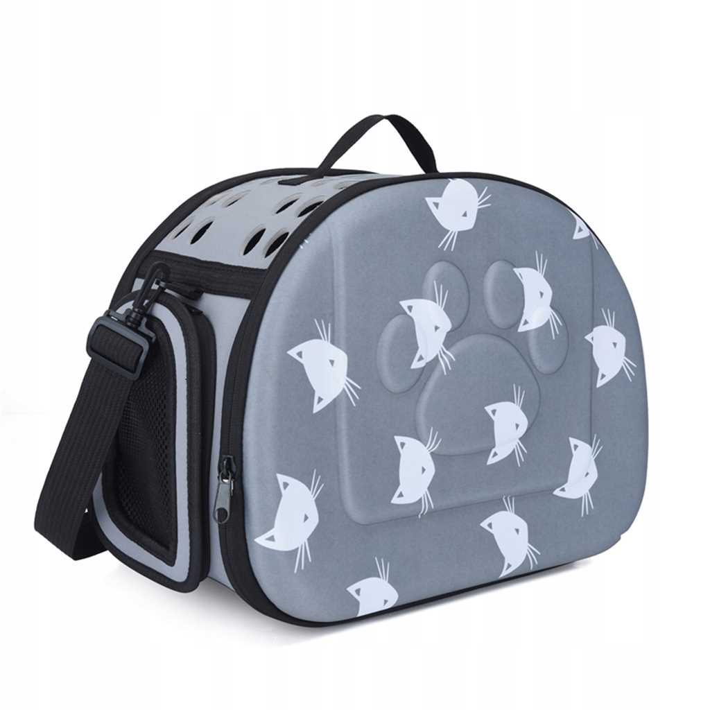 STURDY Transporter for Cat Dog Rabbit Travel Bag for Animals GREY
