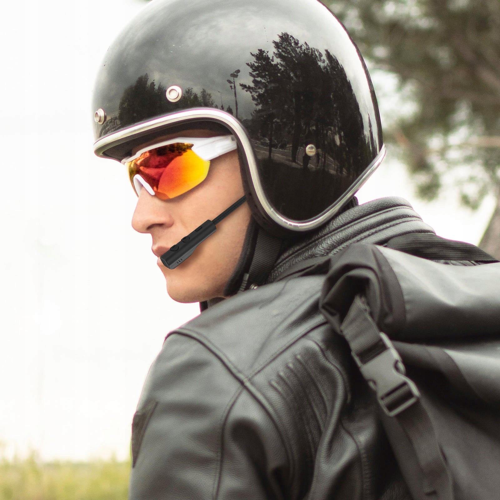 STYLISH BLACK HELMET SPEAKERS FOR MOTORCYCLE RIDING COMFORT EAN (GTIN) 4896032550929