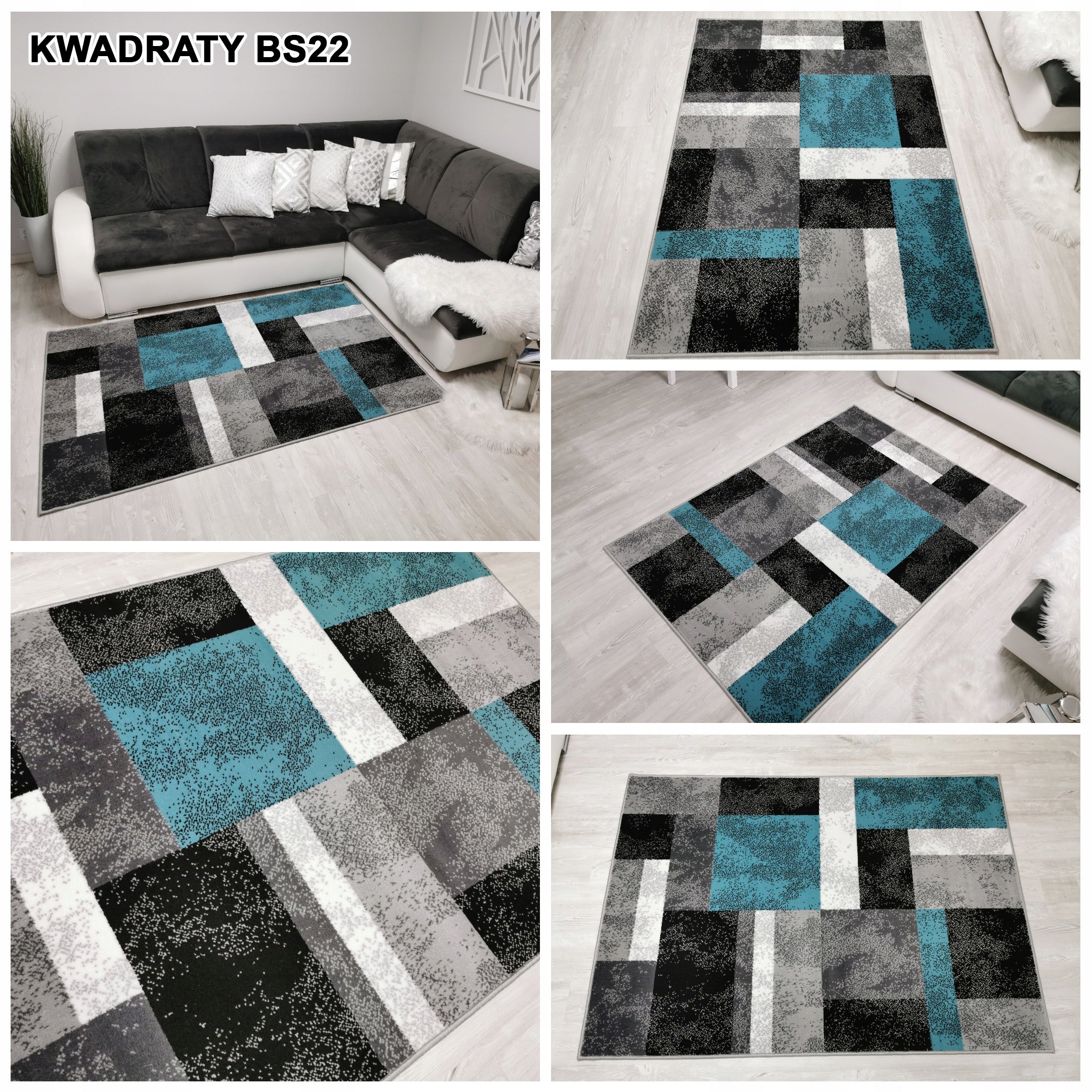 STYLISH MODERN CARPET 120x170 ORIGINAL FOR LIVING ROOM MIX OF DESIGNS Length 170 cm