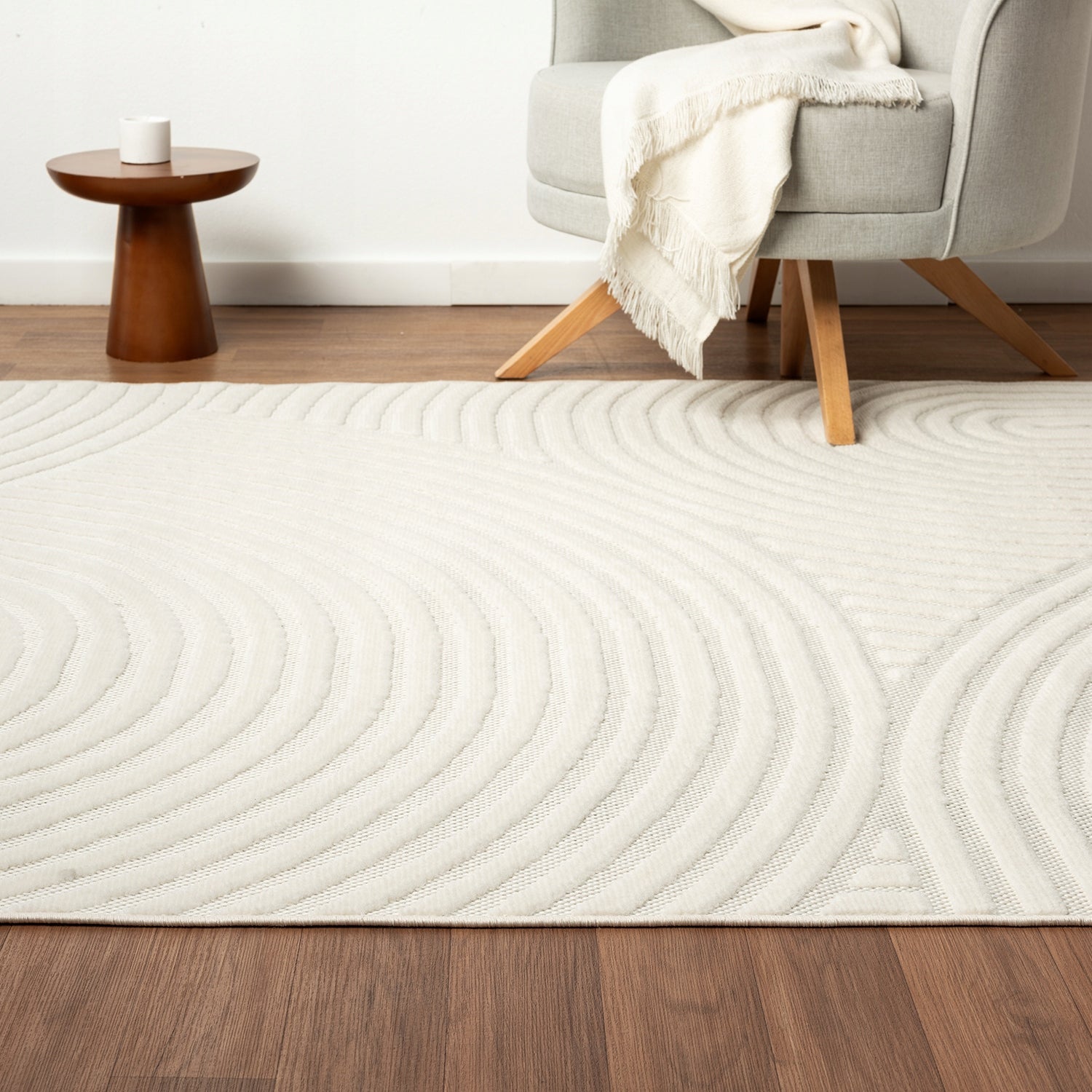 STYLISH MODERN CARPET 200x290 CREAM approx. 200x300 SCANDINAVIAN 220 CREME Manufacturer code CAMPINO 220 CREME