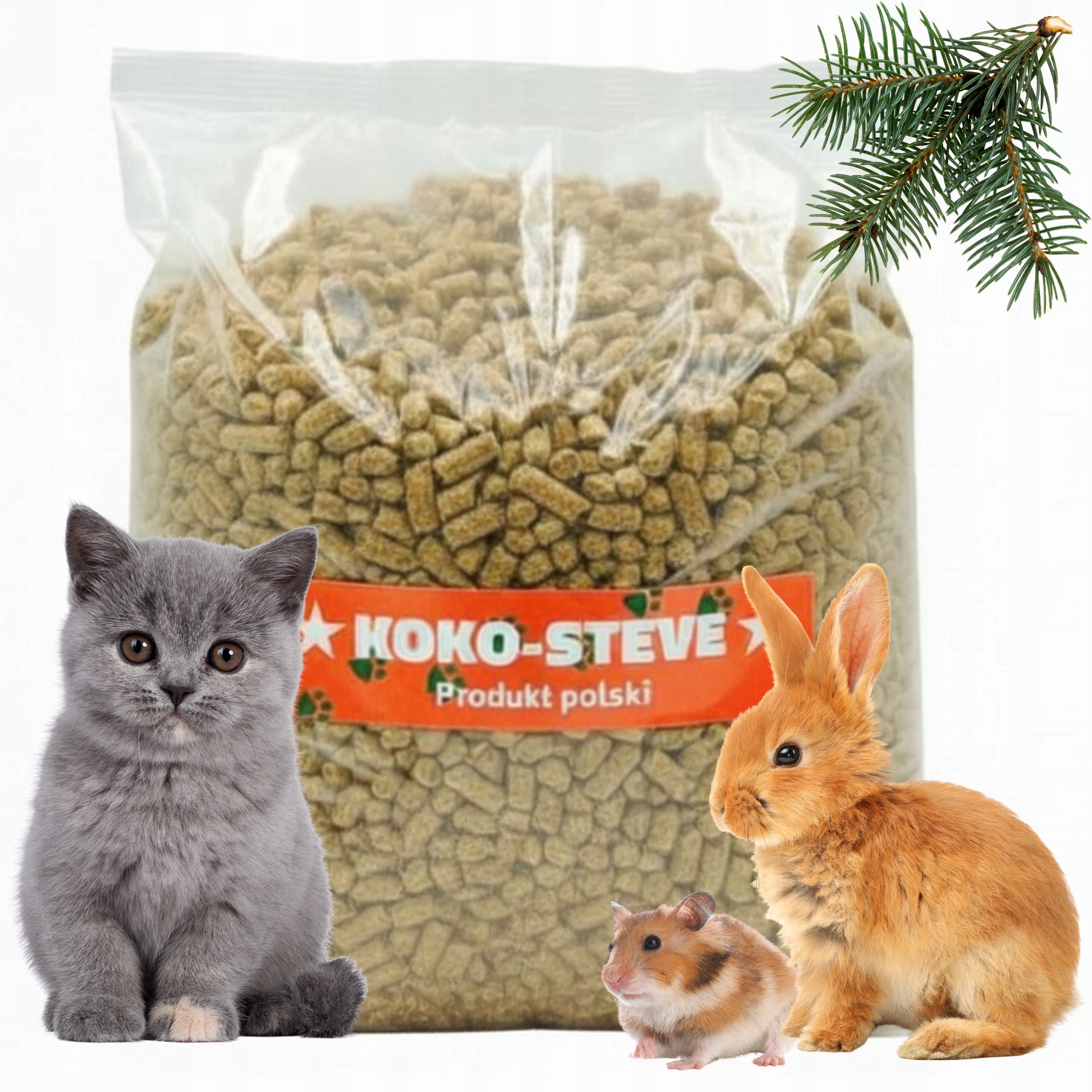 SUBSTRATE MULCH ECOLOGICAL PELLET FOR HAMSTER RABBIT litter cat 40L 15kg