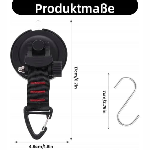 SUCTION CUP ANCHOR HOOK FIXING CAMPING TENT 4 PIECES TPU steel Manufacturer code SWC5908151133132
