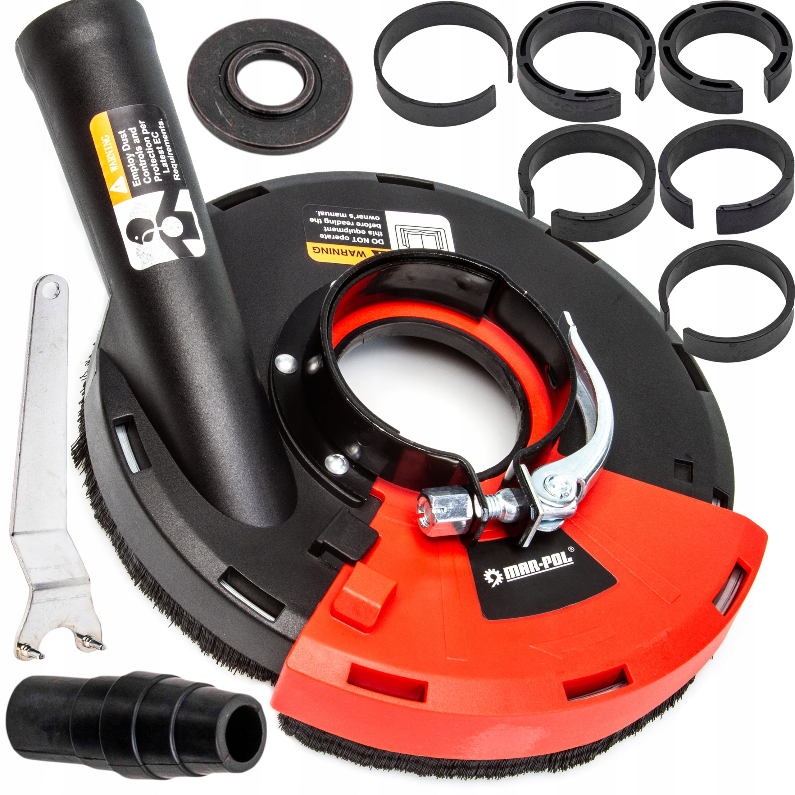 SUCTION DUST COVER WITH WREATH FOR GRINDER, GRINDER 180/230