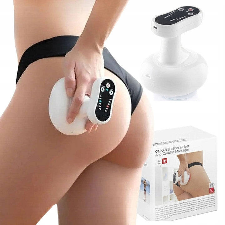 SUCTION SLIMMING MASSAGER WITH HEATING FIRMING AGAINST CELLULITE