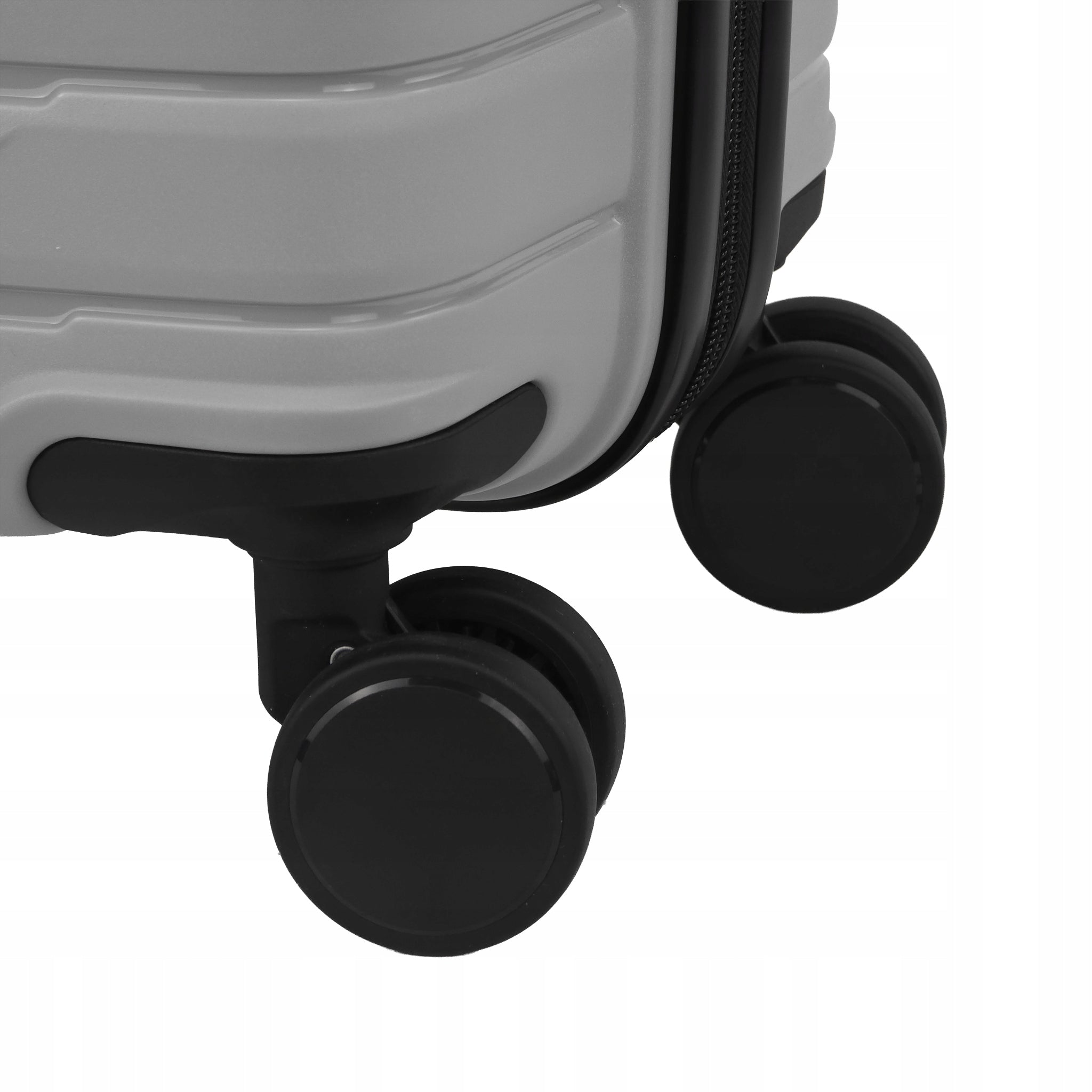 SUITCASE LARGE TRAVEL MADE OF POLYPROPYLENE LUGGAGE DIAMOND SILVER XL 28" P420 Model EMERALD