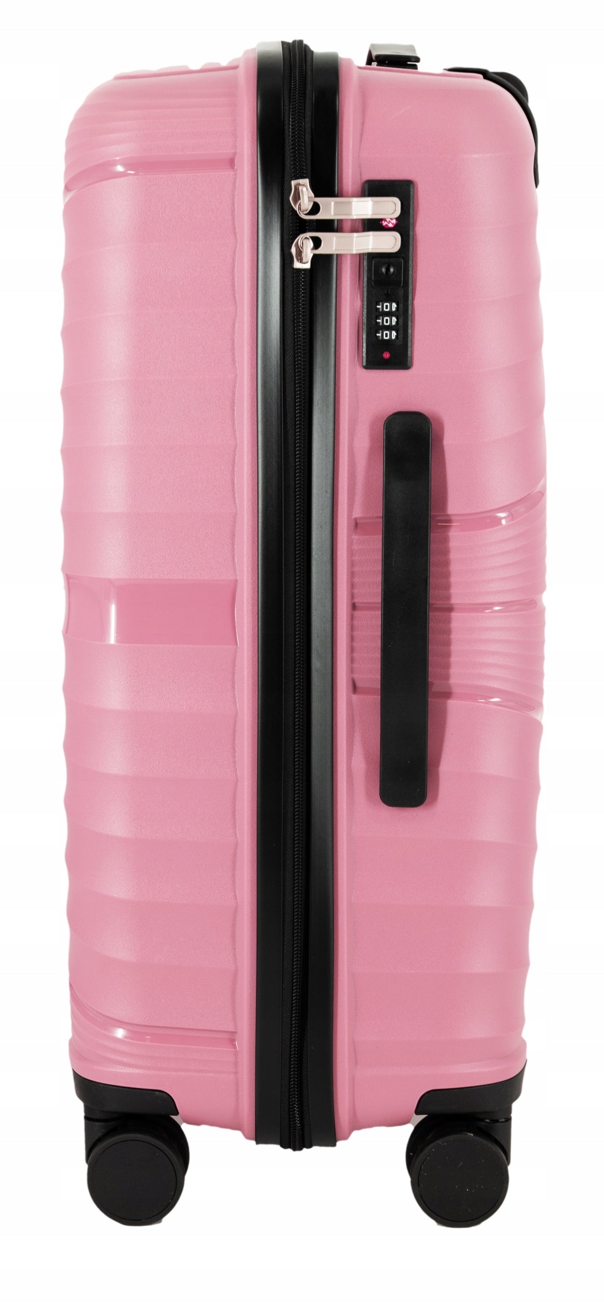 SUITCASE LARGE XL INDESTRUCTIBLE LUGGAGE POLYPROPYLENE TSA ROSE GOLD 89L Width (longer edge) 46 cm