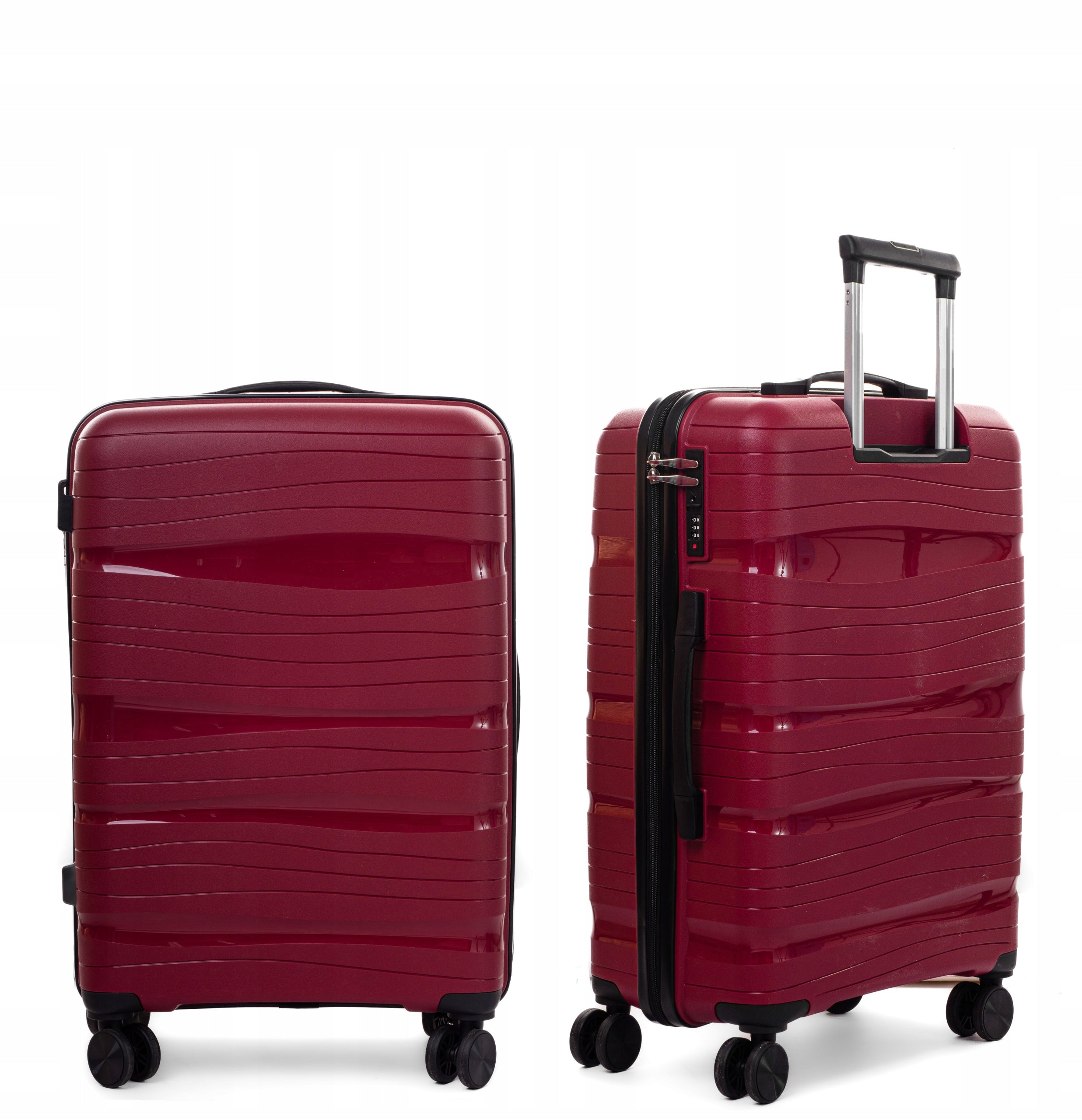SUITCASE LARGE XXL INDESTRUCTIBLE RGL DOUBLE WHEELS POLYPROPYLENE LUGGAGE Brand RGL