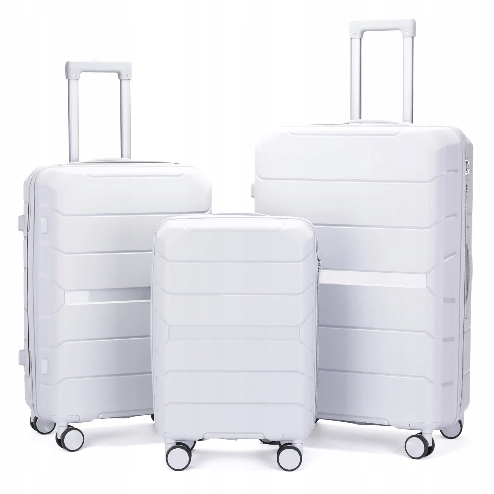 SUITCASE MEDIUM INDESTRUCTIBLE TRAVEL LUGGAGE ON WHEELS "L"