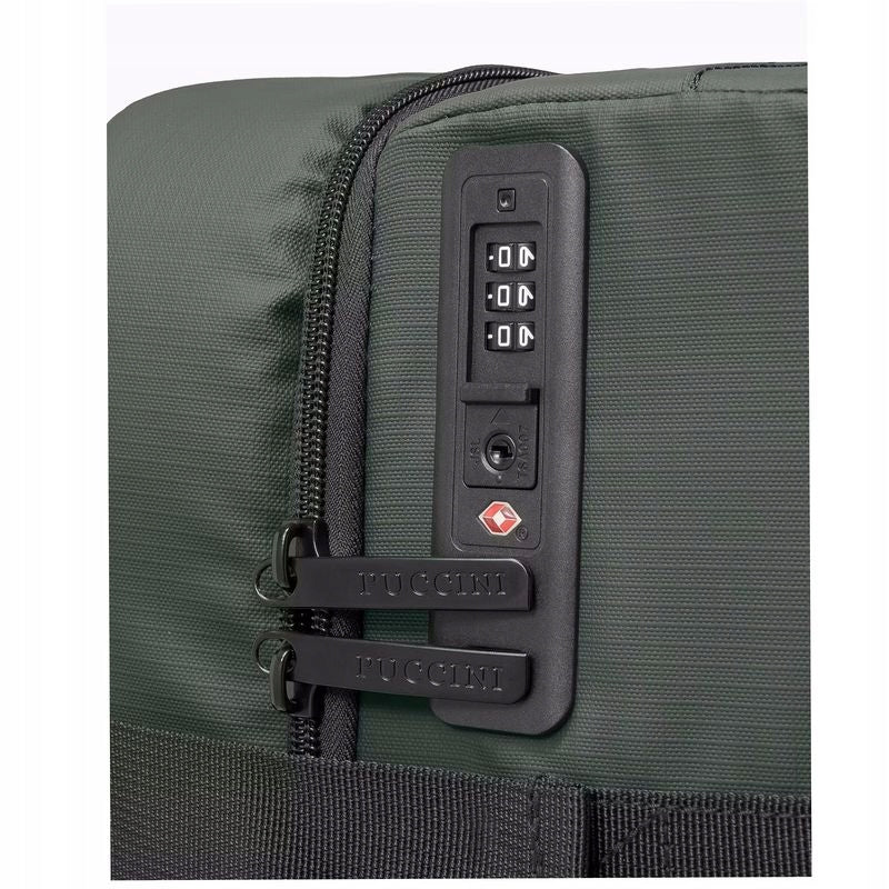 SUITCASE PUCCINI MEDIUM SOFT ON 2 WHEELS EM50249B-5D COLORADO GREEN Width (longer edge) 41 cm
