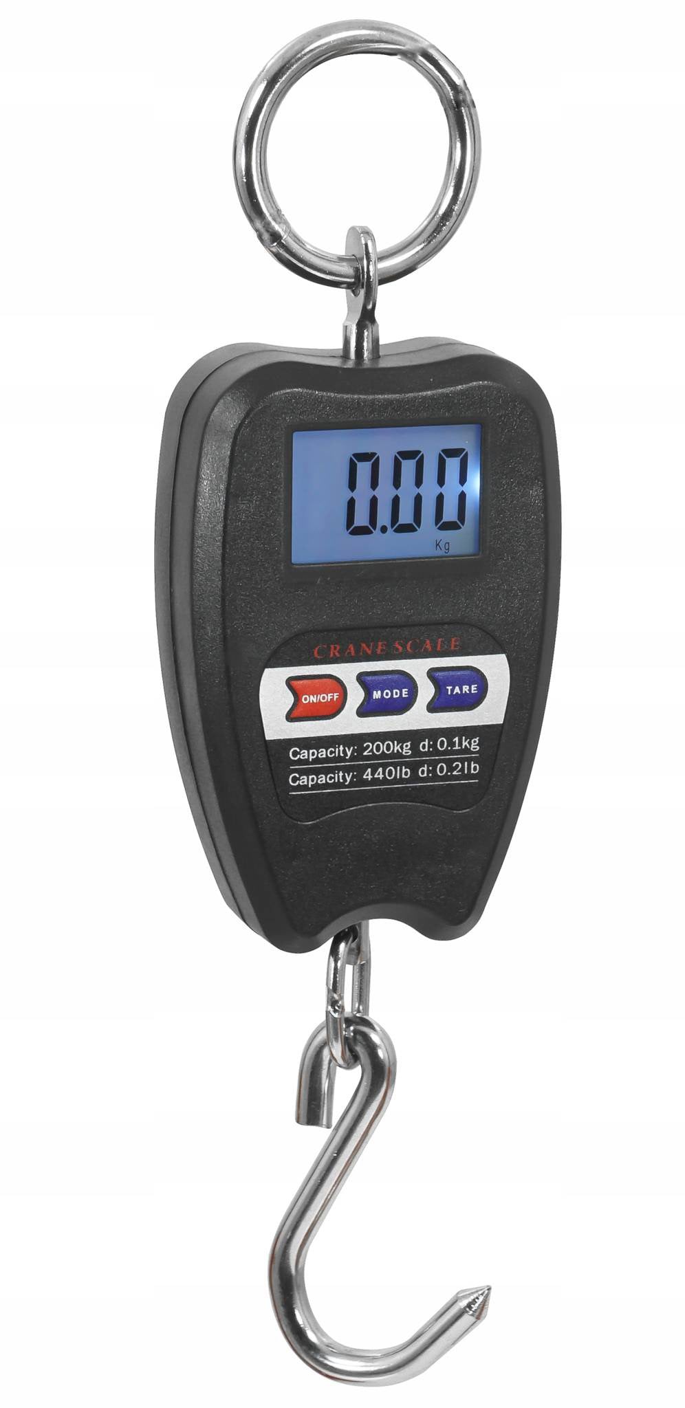 SUITCASE SCALE CARP FISH MANUAL HOOK 200KG INDUSTRIAL ELECTRONIC