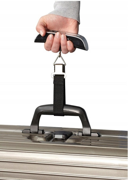 SUITCASE SCALE MANUAL DIGITAL THERMOMETER ILLUMINATED 50KG 50G FOR SUITCASES Batteries included yes