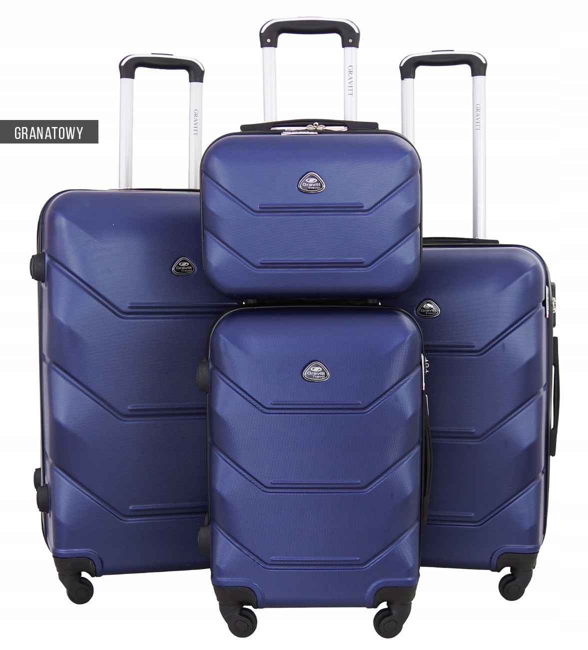 SUITCASE SET 4in1 950 LARGE MEDIUM CABIN CASE LUGGAGE Model 950/KPL/MIX