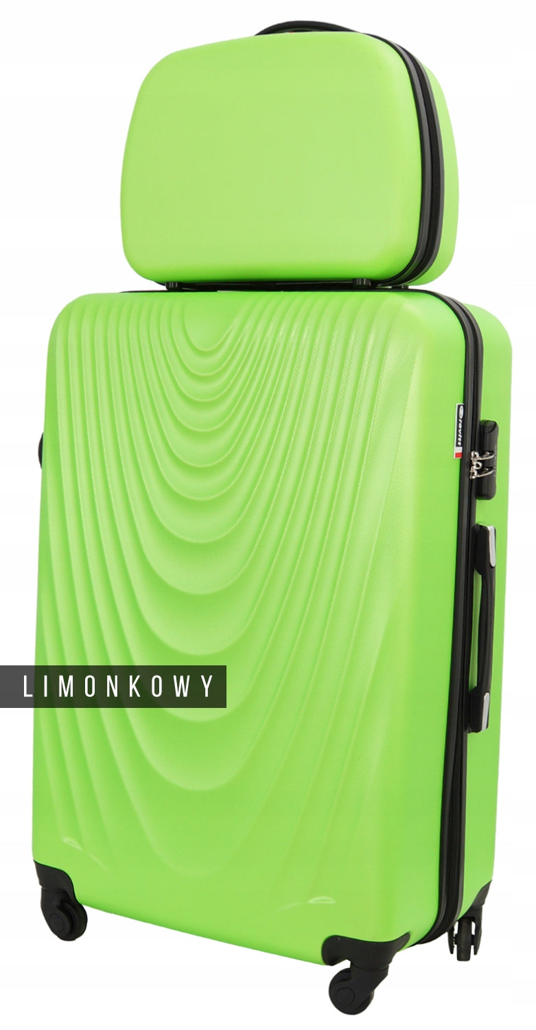 SUITCASE SET MEDIUM+BAG LUGGAGE AIRPLANE 1051 Model 1051SK