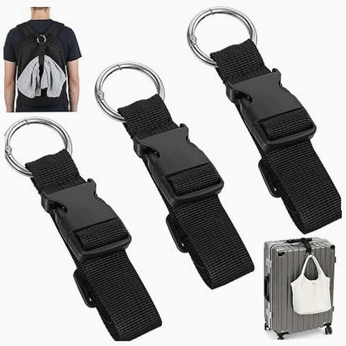 SUITCASE STRAPS ADJUSTABLE NYLON BACKPACK LUGGAGE SET OF 3