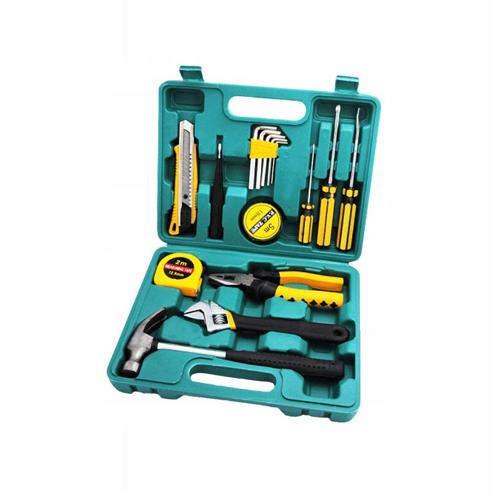 SUITCASE Tool set screwdrivers wallpaper hammer scoop ticks 16 el.