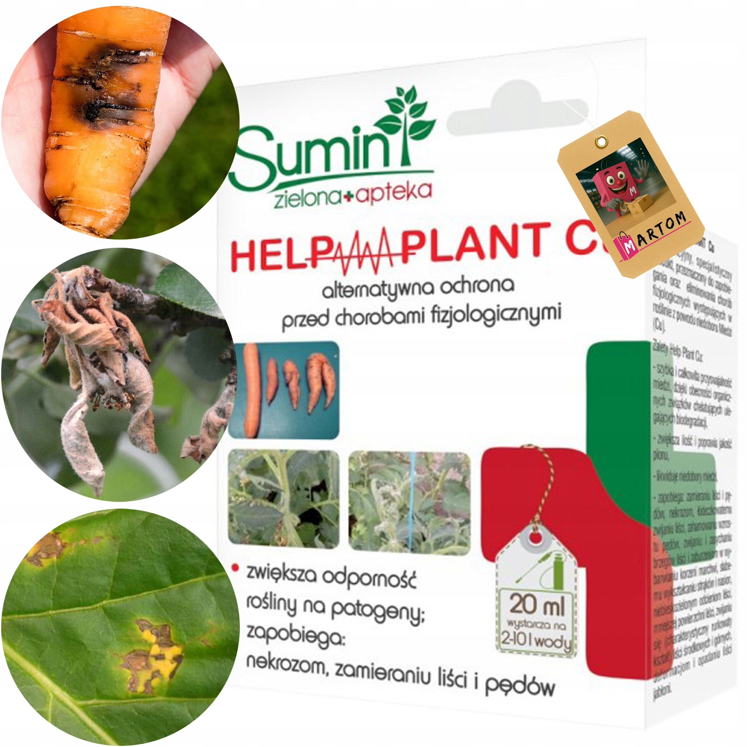 SUMIN HELP PLANT CU 20ML COPPER DEFICIENCY SPRAYING FERTILIZER REPLENISHES DEFICIENCIES