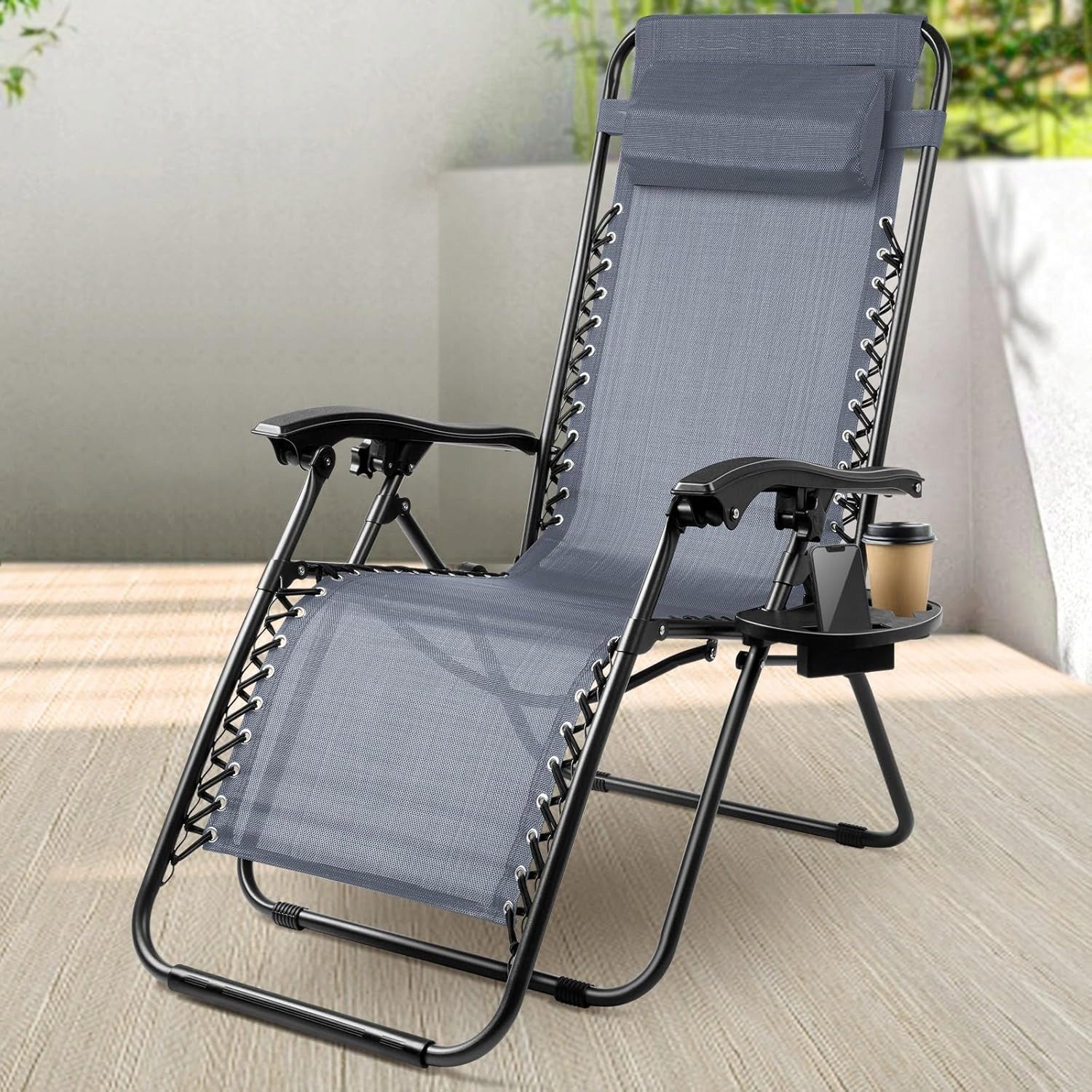 SUN LOUNGER BEACH CHAIR FOLDING ZERO GRAVITY FOR SWIMMING POOL TERRACE BALCONY Manufacturer code CLB