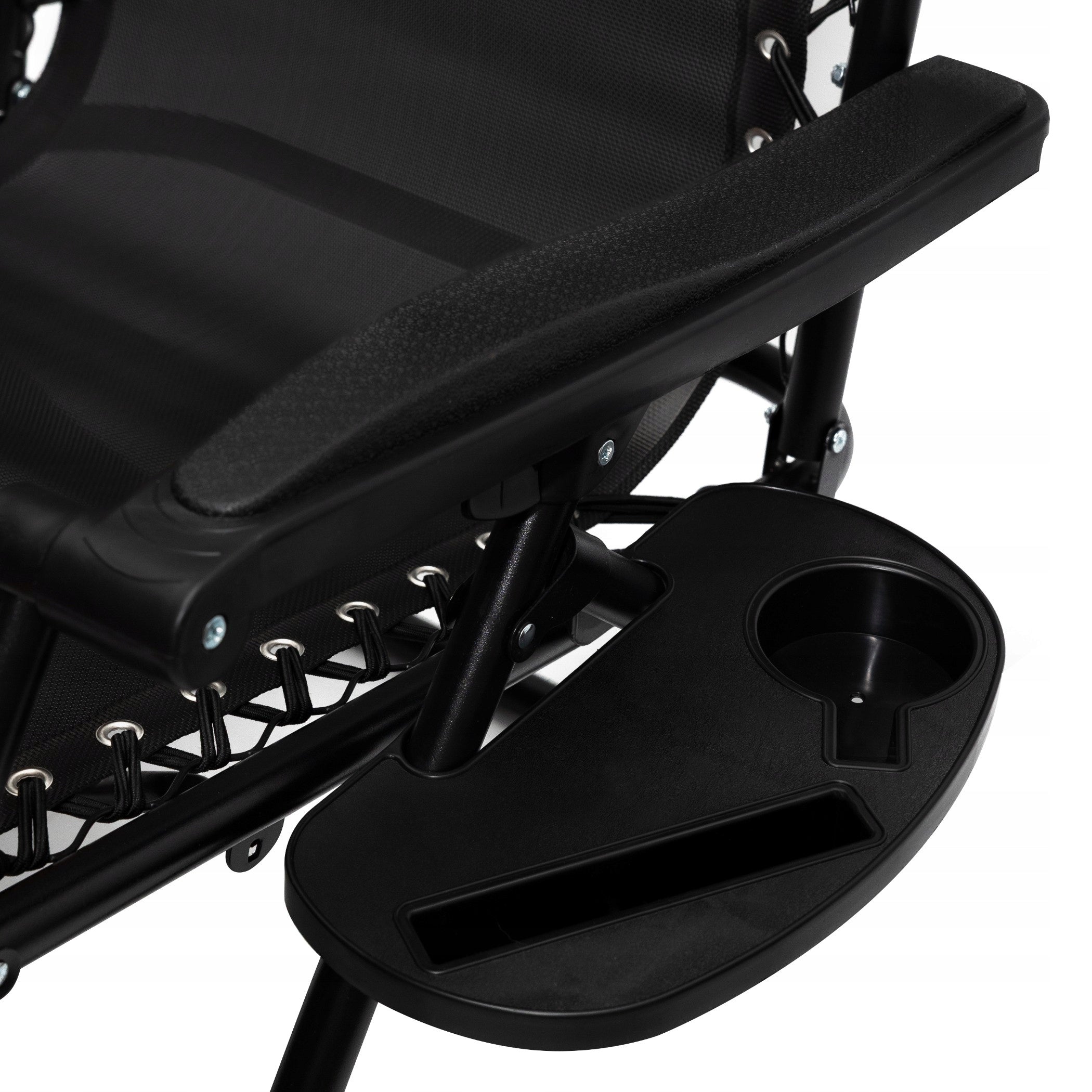 SUN LOUNGER FOLDING GARDEN BEACH CHAIR TOURIST SOLID TABLE HEADREST Brand no brand