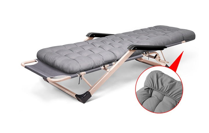 SUN LOUNGER GARDEN CHAIR HIKING BEACH CUSHION FOLDING COMFORTABLE STRONG Manufacturer code 286601
