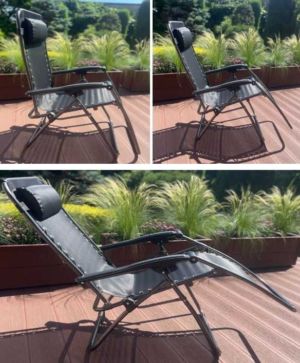 SUN LOUNGERS GARDEN FOLDING COMFORTABLE CHAIR FOLDING BLACK 2 PCS EAN (GTIN) 5907394788017