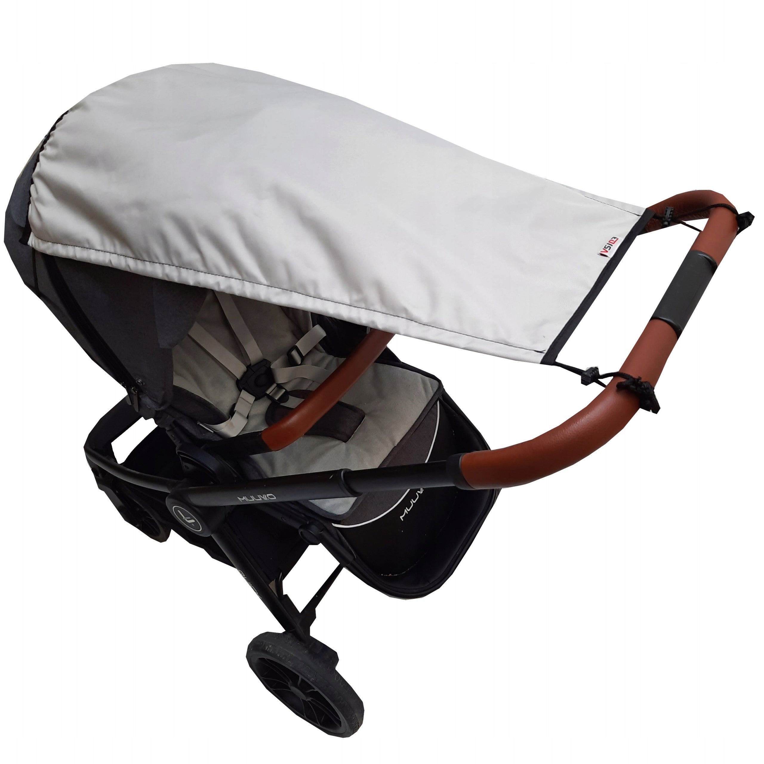 SUN VISOR FOR STROLLER UMBRELLA WATERPROOF COVER SILVER