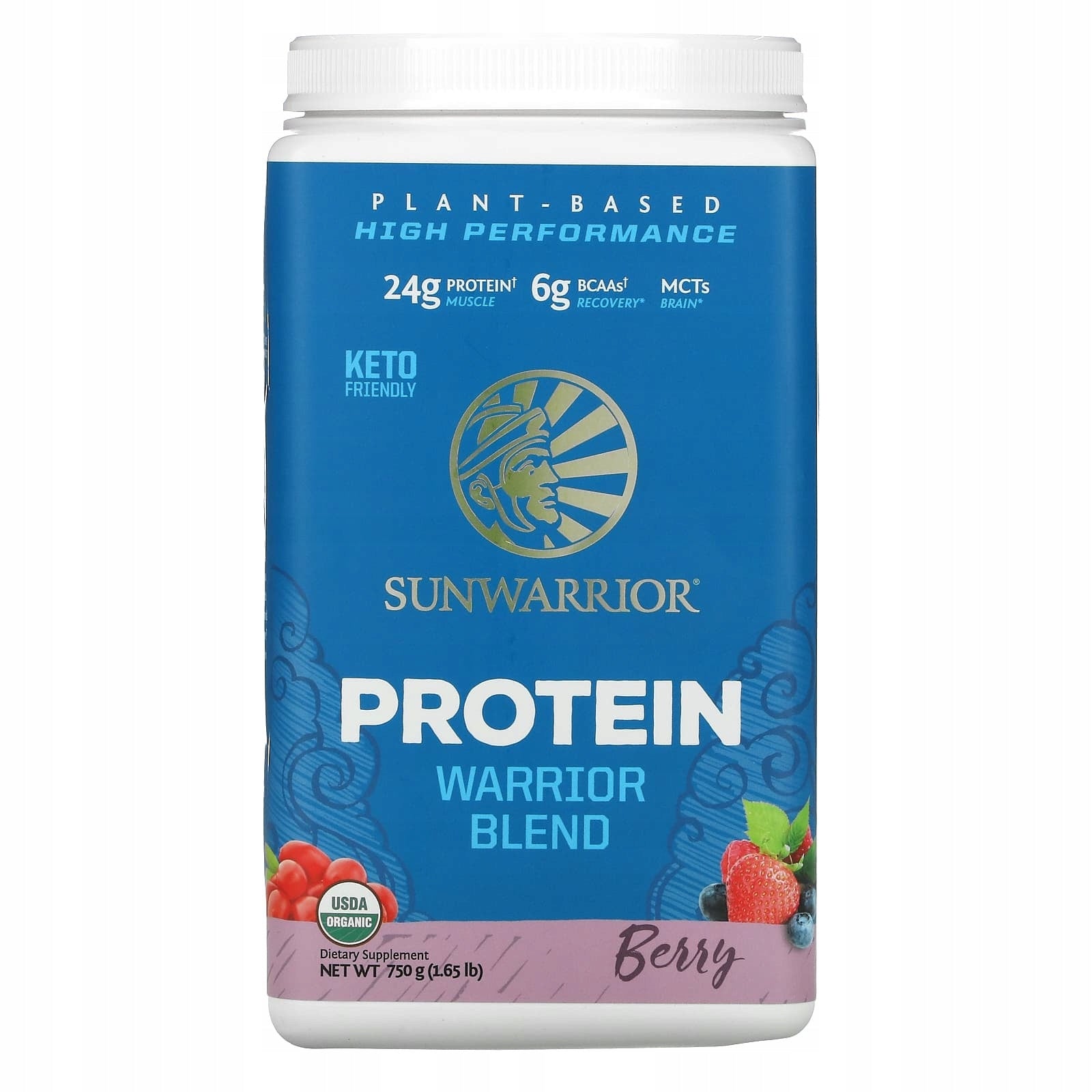 SUNWARRIOR WARRIOR BLEND 750G BERRY Expiration date at least six months from the date of purchase