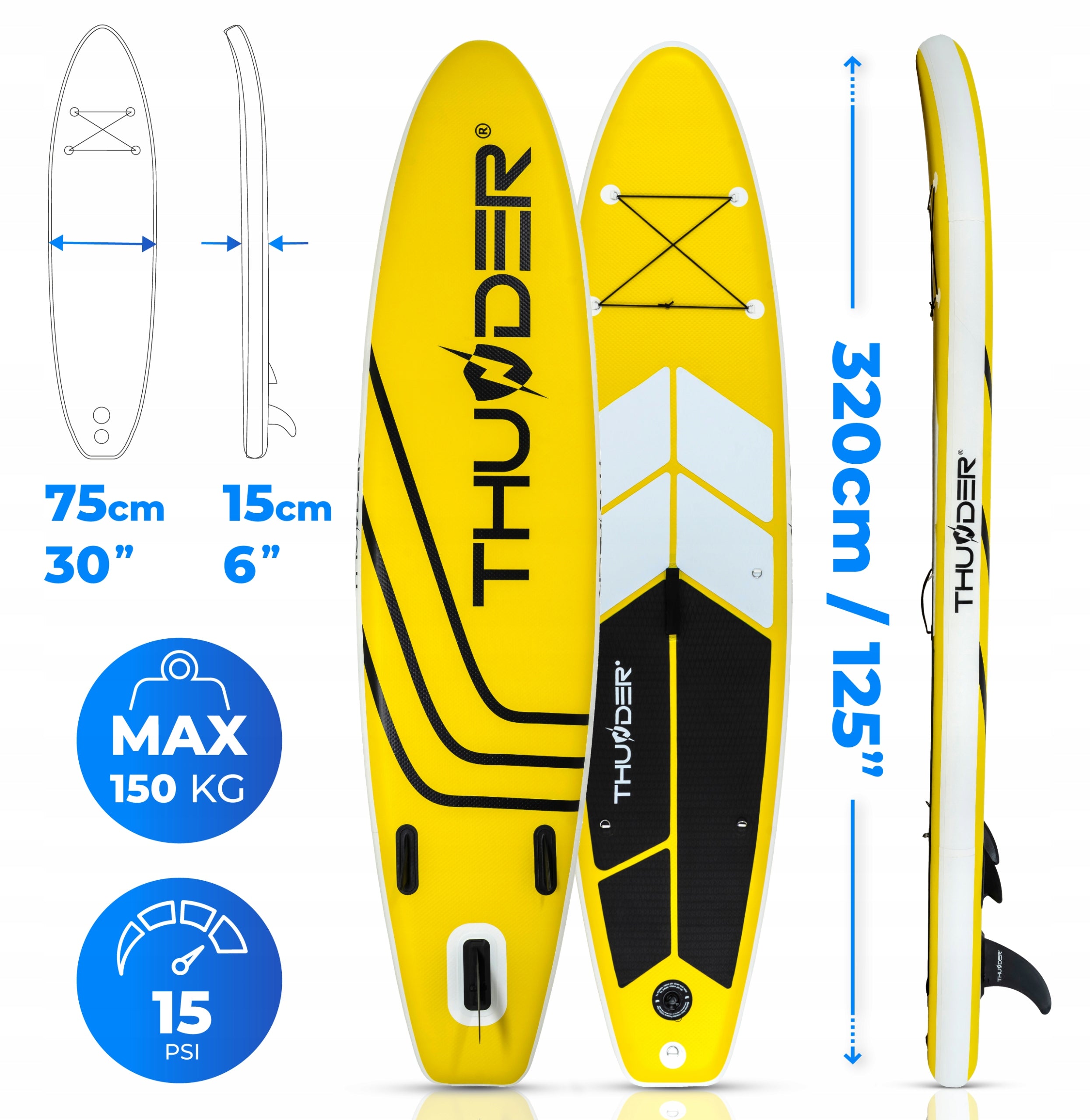 SUP BOARD FOR SWIMMING PUMPED WITH SEAT SET PADDLE PUMP 320 CM Manufacturer code SUPBOARD-NIE