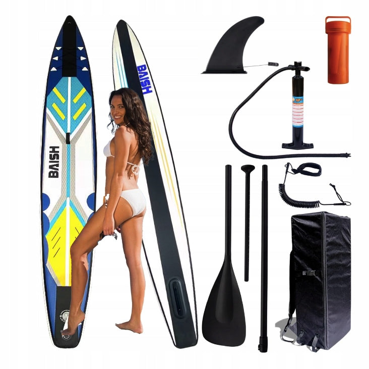 SUP PADDLE BOARD 420 cm PUMPED FOR SWIMMING AKCESORIA Kind SUP board