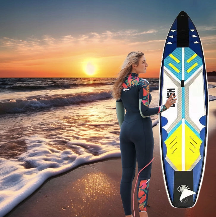 SUP PADDLE BOARD 420 cm PUMPED FOR SWIMMING AKCESORIA Model RCK1069