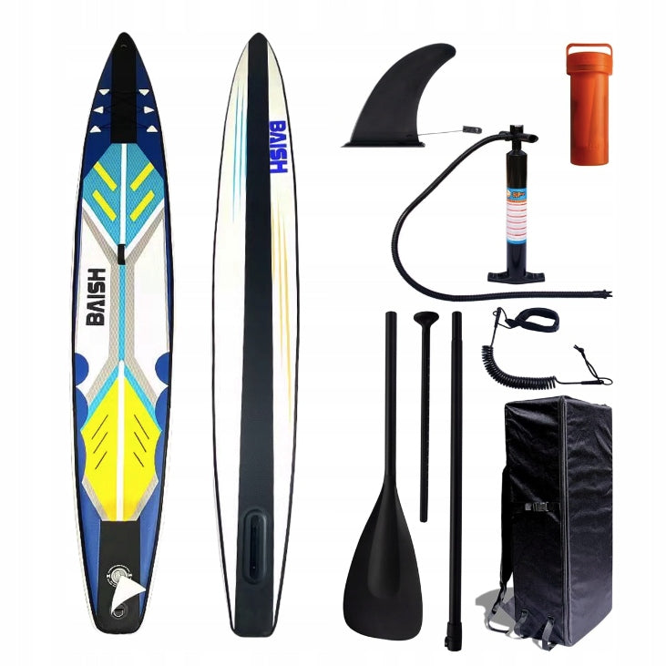 SUP PADDLE BOARD 420 cm PUMPED FOR SWIMMING AKCESORIA Product weight with unit packaging 15 kg