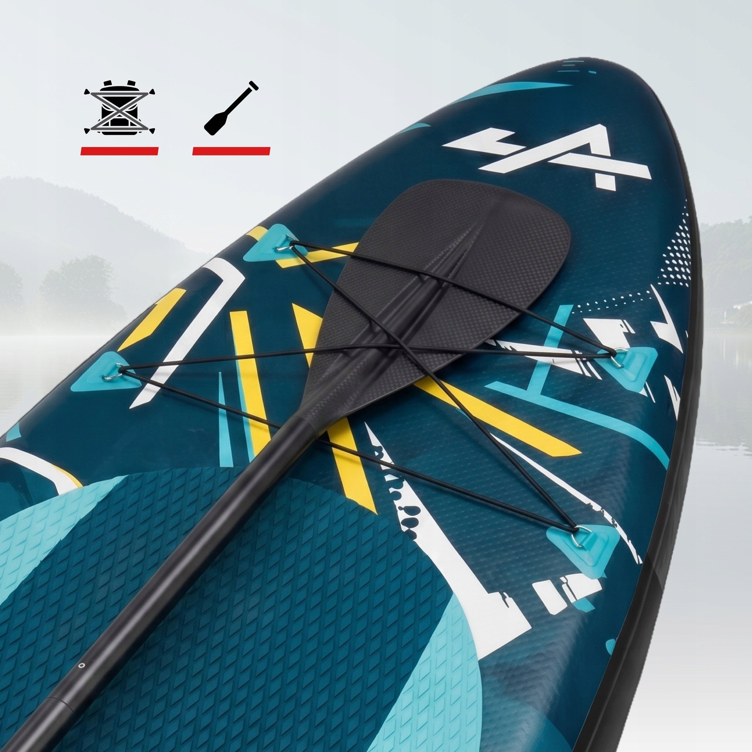 SUP PRO stand up paddle board pumped 350cm with paddle and seat 180KG Kind SUP board